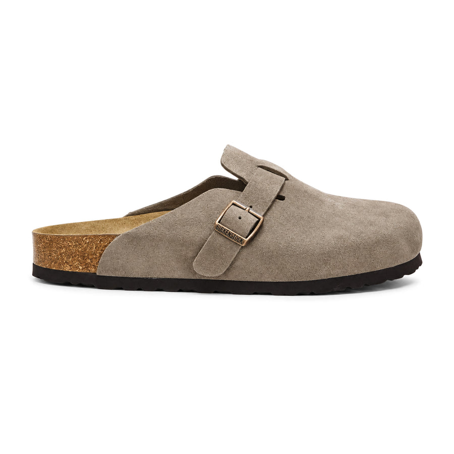 Birkenstock Boston – Taupe Suede