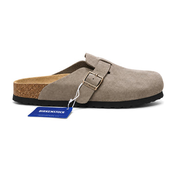 Birkenstock Boston Soft Footbed (WMN) – Taupe Suede