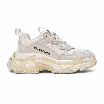 Balenciaga Triple S Sneaker – Beige  White