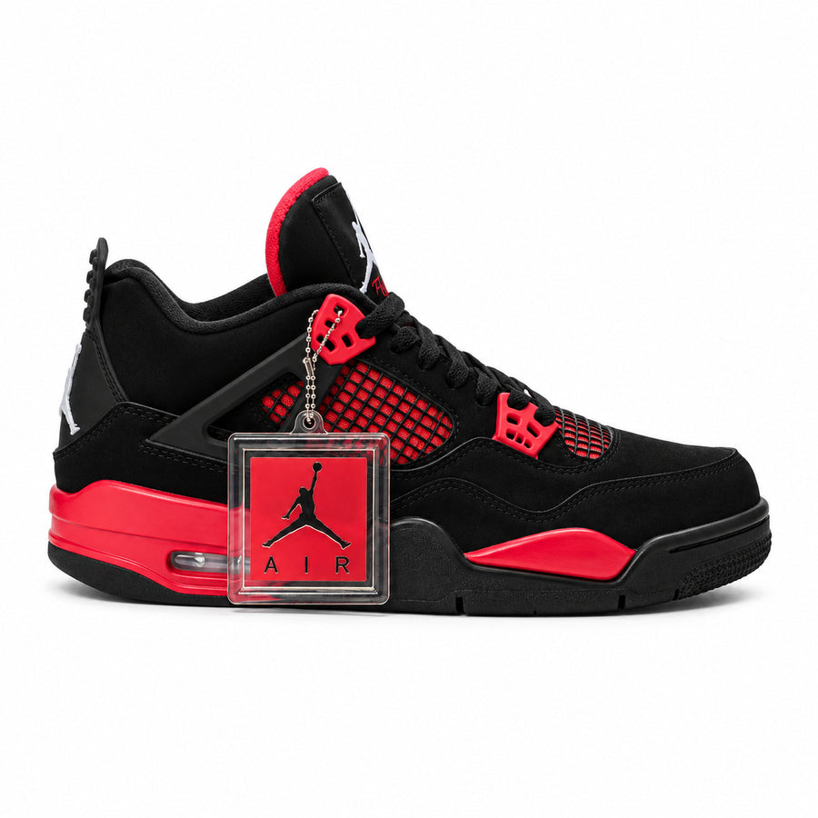 WMNS Air Jordan 4 Retro – Black  Red