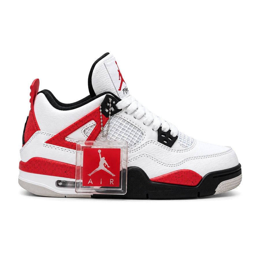 WMNS Air Jordan 4 Retro – White  Red