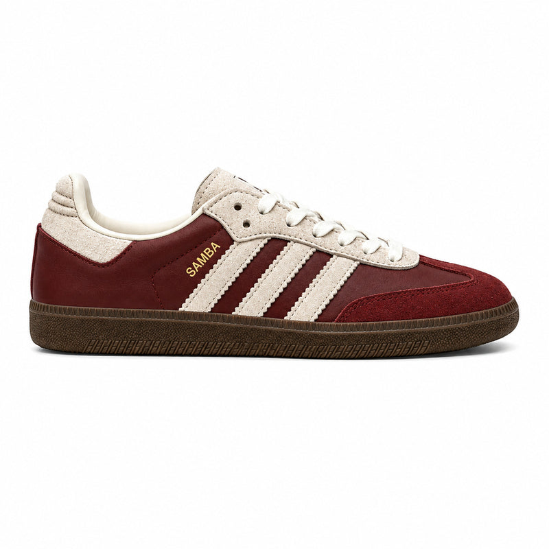 Samba OG – Burgundy  White (2)