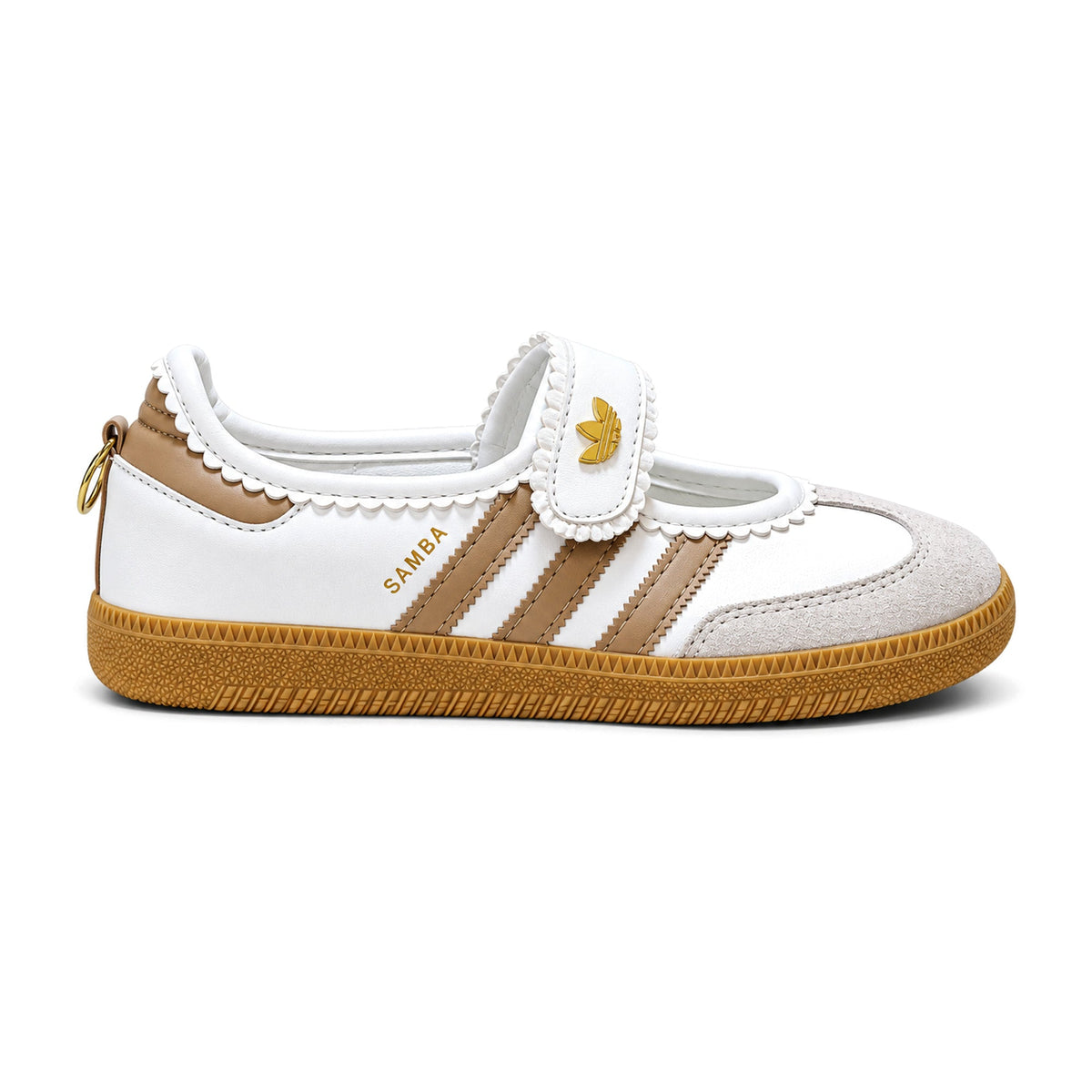 adidas Samba Jane – Cloud White  Preloved Brown  Gum