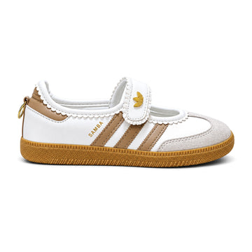 adidas Samba Jane – Cloud White  Preloved Brown  Gum
