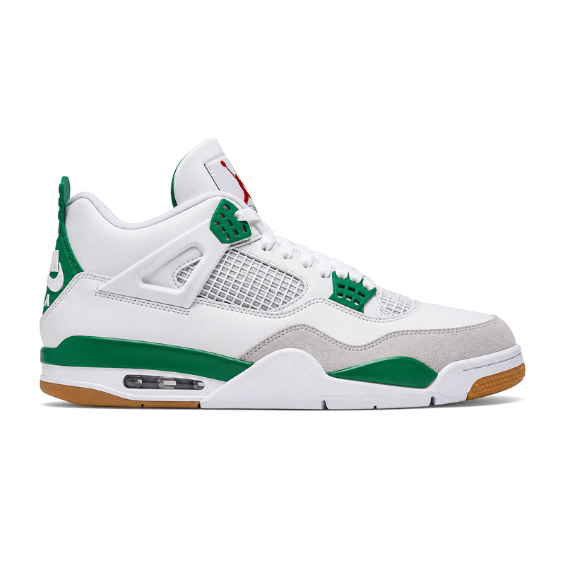 Air Jordan 4 — White  Green