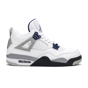 Air Jordan 4 White  Grey