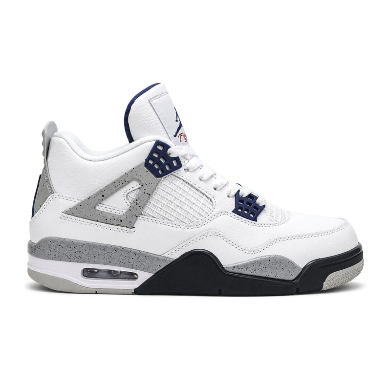 Air Jordan 4 White  Grey