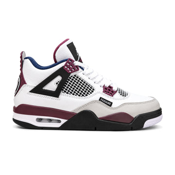 Air Jordan 4 White  Red  Black
