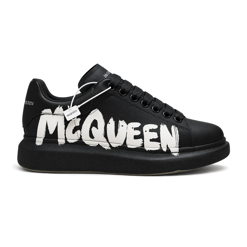 Alexander McQueen Oversized Sneaker Graffiti – Black  White