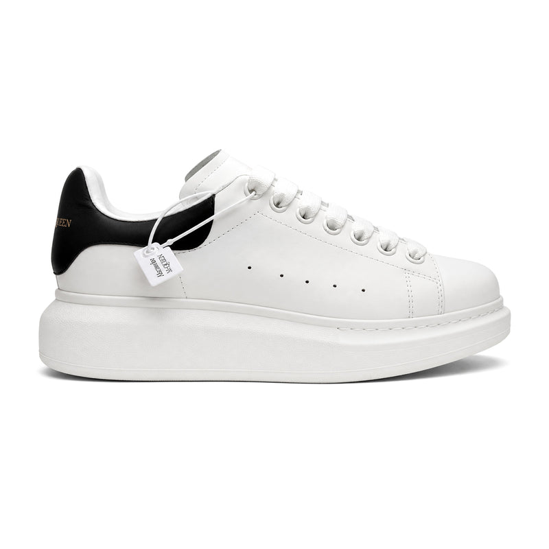 Alexander McQueen Oversized Sneaker – White  Black Heel