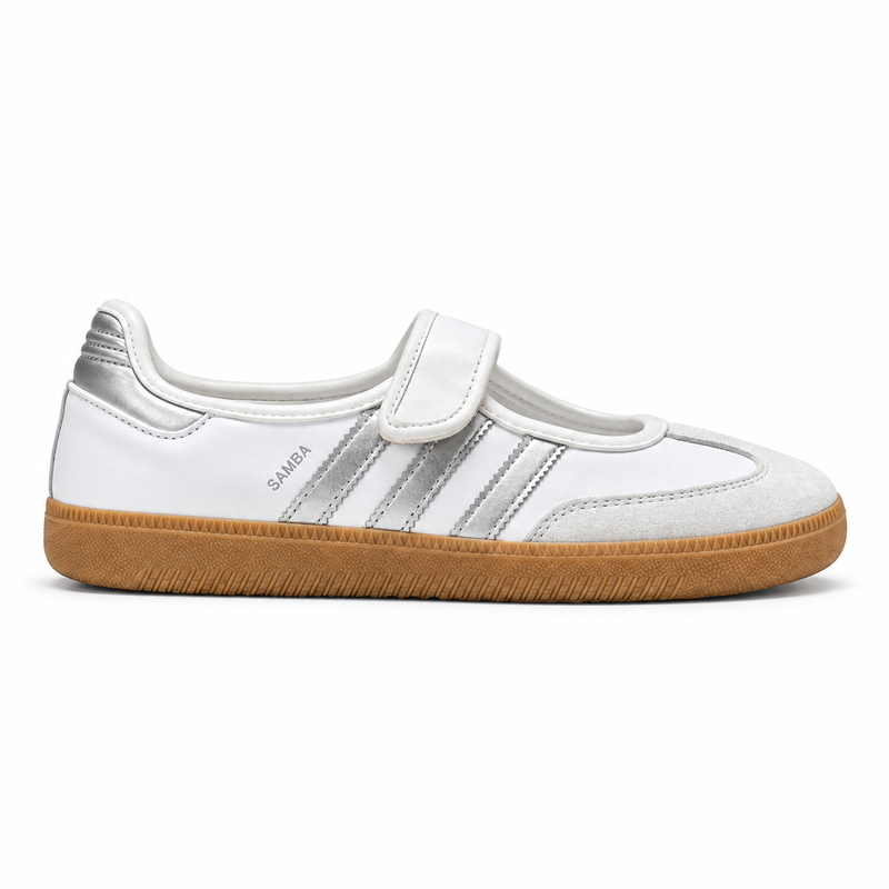 adidas Samba Jane (Women’s) – White/Silver