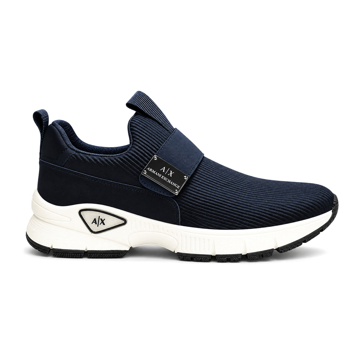 Emporio Armani Slip-On – Black  White