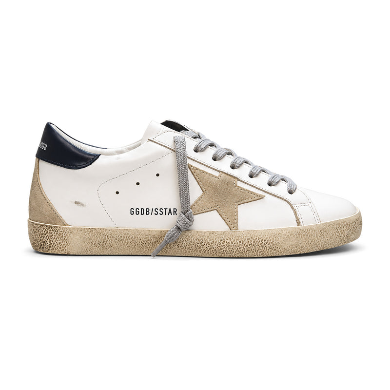Golden Goose Super-Star White SilverGrey Star