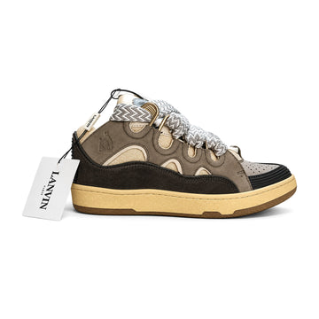 Lanvin Curb Sneaker GreyBlackYellow