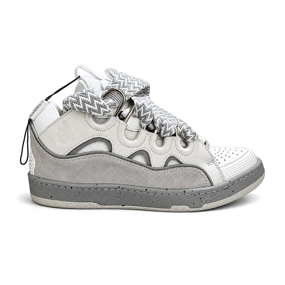 Lanvin Curb Sneaker WhiteGrey