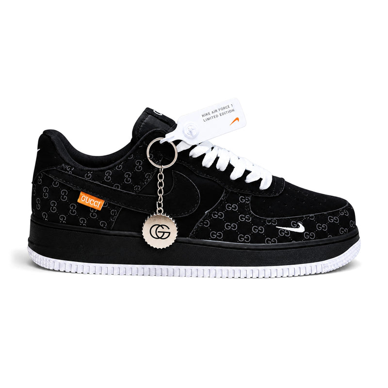 Nike Air Force 1 Low — Black  Gold