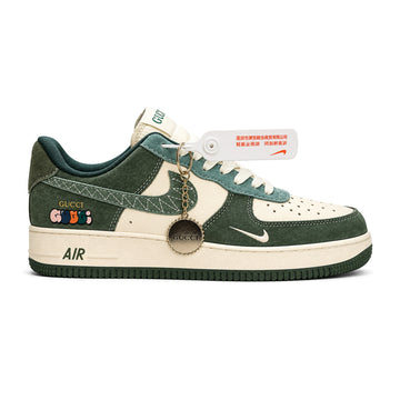 Nike Air Force 1 Low — Green  White