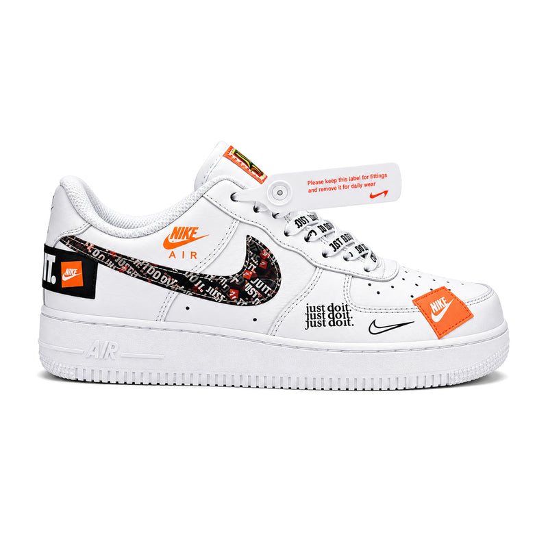Nike Air Force 1 Low — White  Black  Orange