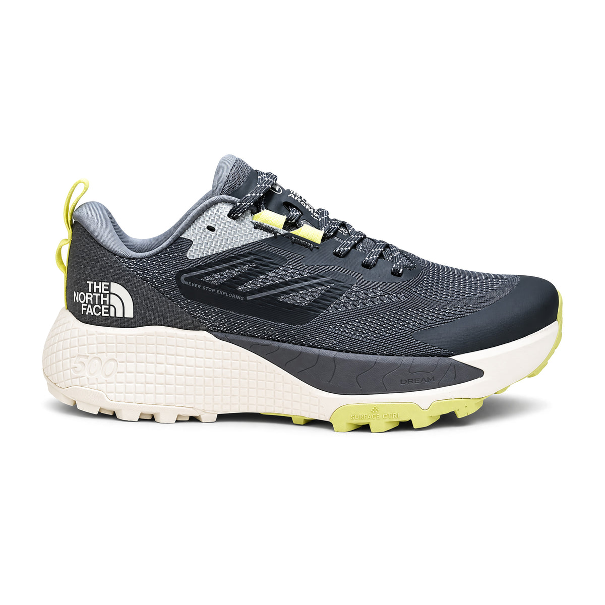 The North Face VECTIV Eminus — Dark GreyWhiteYellow