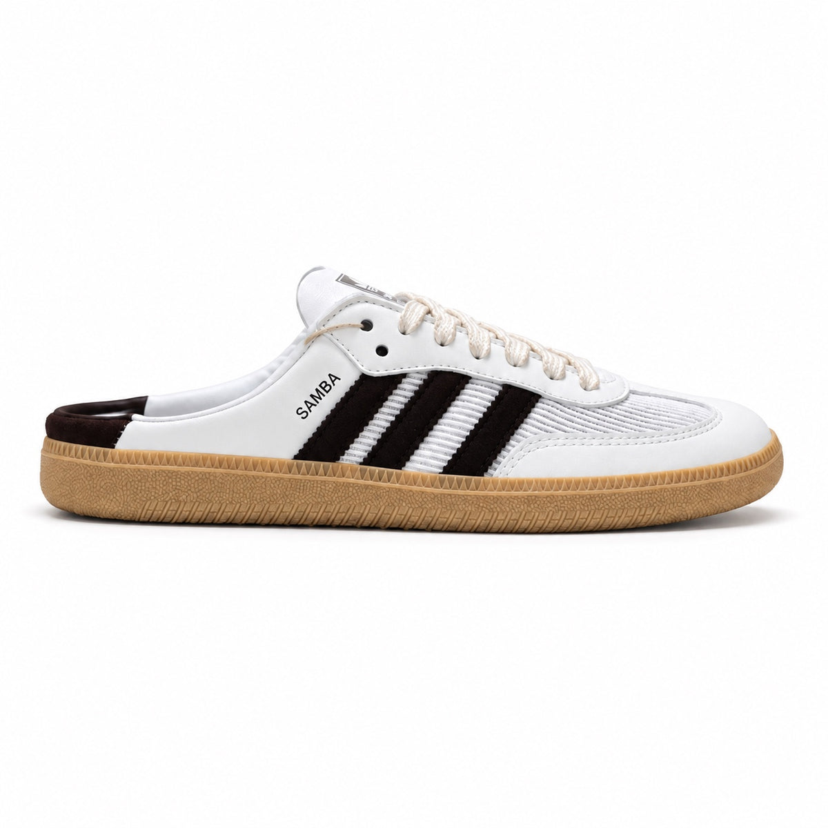 adidas Samba OG Mule W — White/Black/Gum