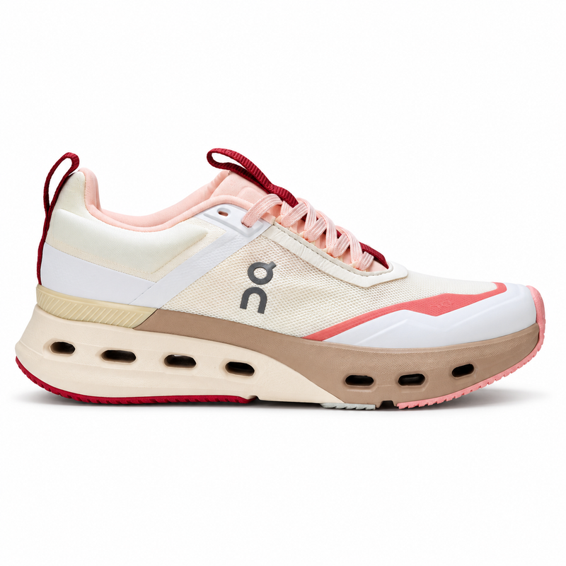 On Cloudnova X (Women’s) – Ivory/Pink/Coral
