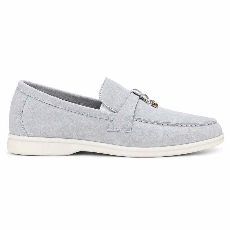 Loro Piana Summer Walk Loafer – Suede Pearl