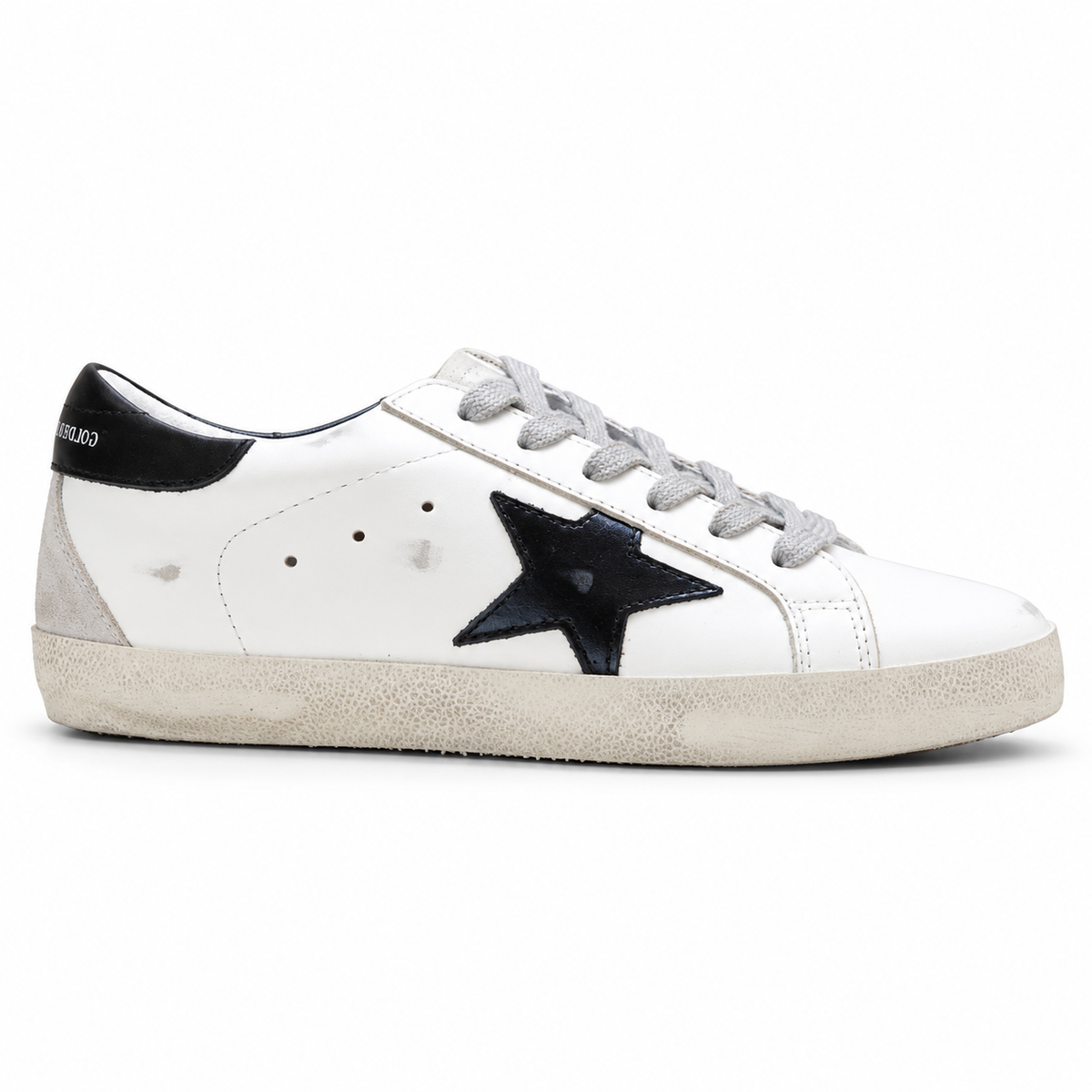 Golden Goose Super-Star White/Black Wom